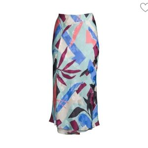 Tanya Taylor Kiarah Silk Midi Skirt 6